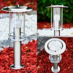 Borne lumineuse Mulo Acier inoxydable, 1 lumière