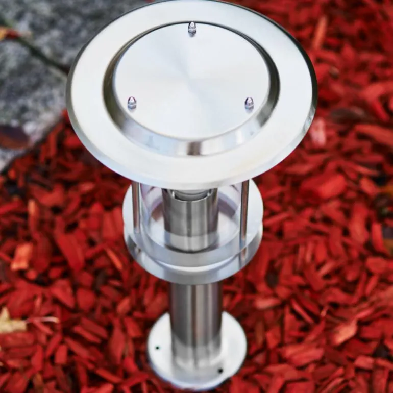 Borne lumineuse Mulo Acier inoxydable, 1 lumière