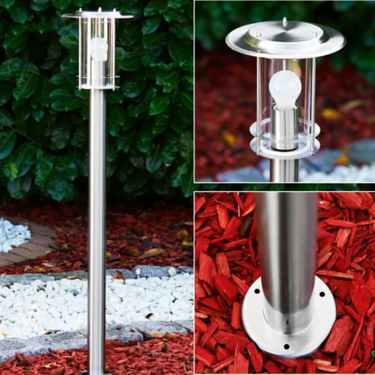 Borne lumineuse Mulo Acier inoxydable, 1 lumière