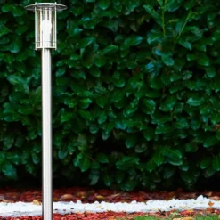 Borne lumineuse Mulo Acier inoxydable, 1 lumière