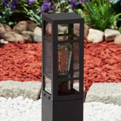 Borne lumineuse Nelgen Noir, 1 lumière