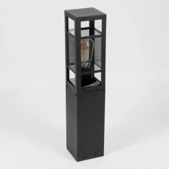 Borne lumineuse Nelgen Noir, 1 lumière