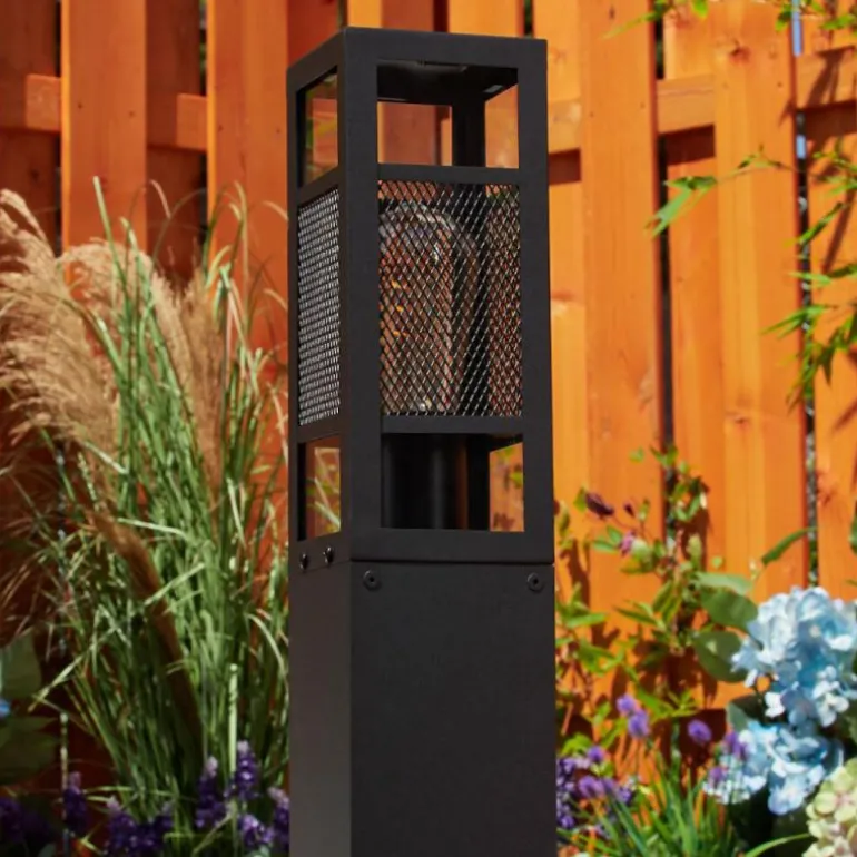 Borne lumineuse Nelgen Noir, 1 lumière