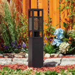 Borne lumineuse Nelgen Noir, 1 lumière