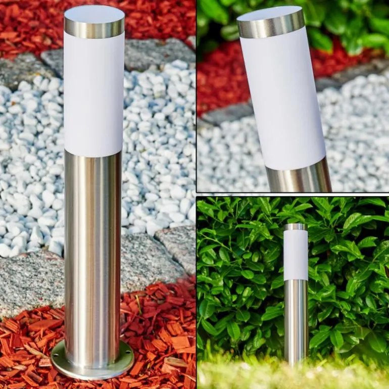 Borne lumineuse Norburg Acier inoxydable, 1 lumière