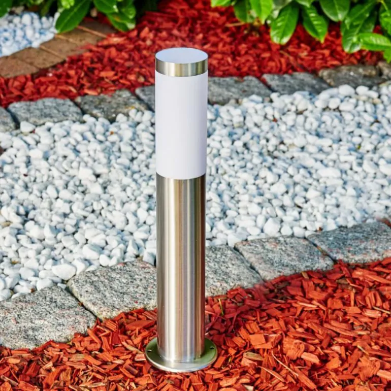 Borne lumineuse Norburg Acier inoxydable, 1 lumière