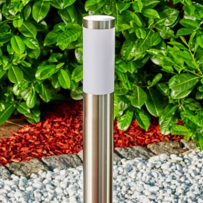 Borne lumineuse Norburg Acier inoxydable, 1 lumière