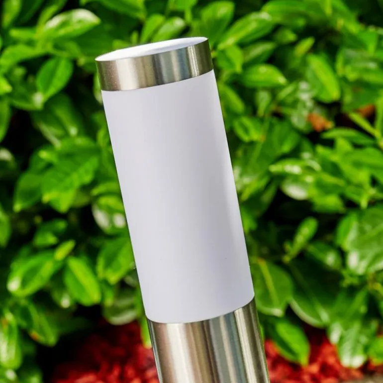 Borne lumineuse Norburg Acier inoxydable, 1 lumière