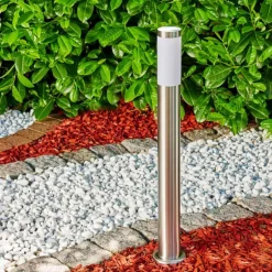Borne lumineuse Norburg Acier inoxydable, 1 lumière