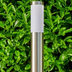 Borne lumineuse Norburg Acier inoxydable, 1 lumière