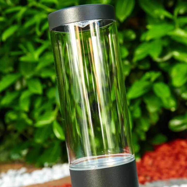 Borne lumineuse Noreaz LED Anthracite, 1 lumière