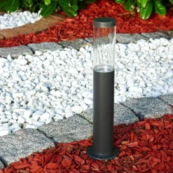 Borne lumineuse Noreaz LED Anthracite, 1 lumière