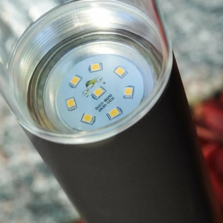 Borne lumineuse Noreaz LED Anthracite, 1 lumière