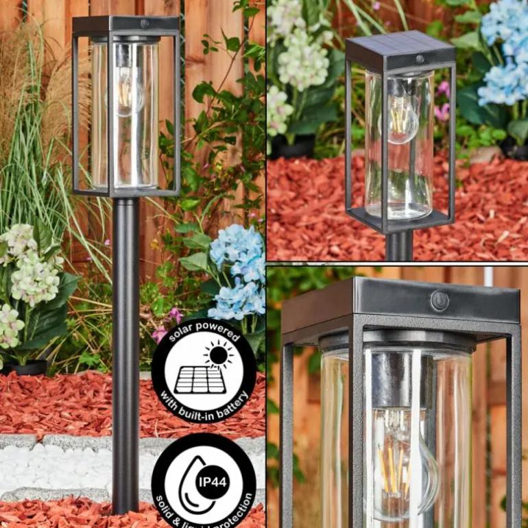Borne lumineuse Palanga LED Noir, 1 lumière