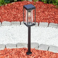 Borne lumineuse Palanga LED Noir, 1 lumière