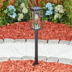 Borne lumineuse Palanga LED Noir, 1 lumière
