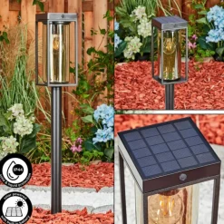 Borne lumineuse Palanga LED Noir, 1 lumière