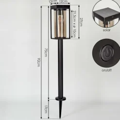 Borne lumineuse Palanga LED Noir, 1 lumière