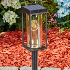 Borne lumineuse Palanga LED Noir, 1 lumière