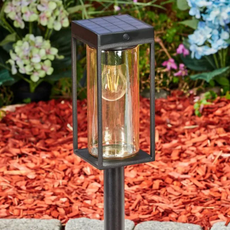 Borne lumineuse Palanga LED Noir, 1 lumière