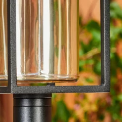Borne lumineuse Palanga LED Noir, 1 lumière