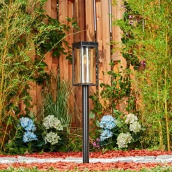 Borne lumineuse Palanga LED Noir, 1 lumière
