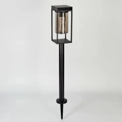 Borne lumineuse Palanga Noir, 1 lumière