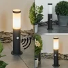 Borne lumineuse Ruti Noir, 1 lumière, Détecteur de mouvement