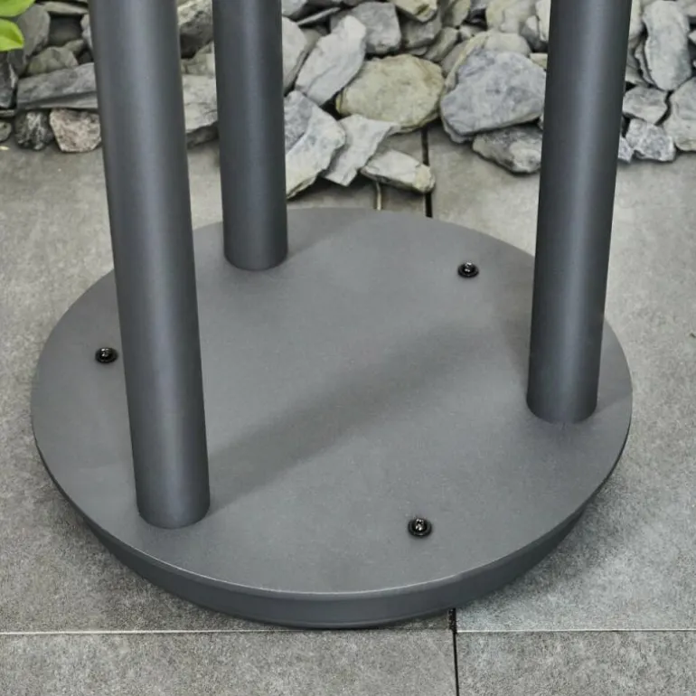 Borne lumineuse Saaseg Noir, 3 lumières