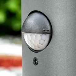 Borne lumineuse Schafhaus Anthracite, 1 lumière, Détecteur de mouvement
