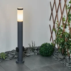 Borne lumineuse Sessa Anthracite, 1 lumière