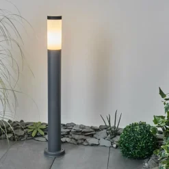 Borne lumineuse Sessa Anthracite, 1 lumière