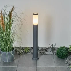 Borne lumineuse Sessa Anthracite, 1 lumière