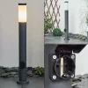 Borne lumineuse Sessa Anthracite, 1 lumière