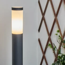 Borne lumineuse Sessa Anthracite, 1 lumière