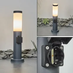Borne lumineuse Sessa Anthracite, 1 lumière
