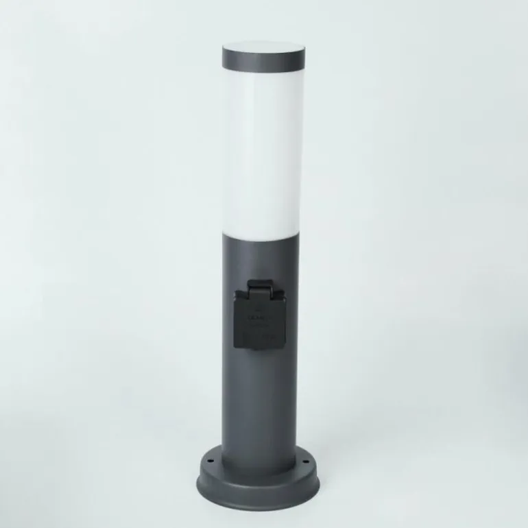 Borne lumineuse Sessa Anthracite, 1 lumière