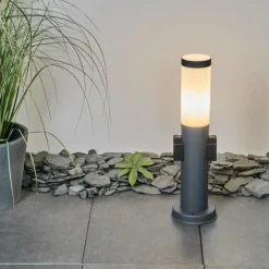 Borne lumineuse Sessa Anthracite, 1 lumière