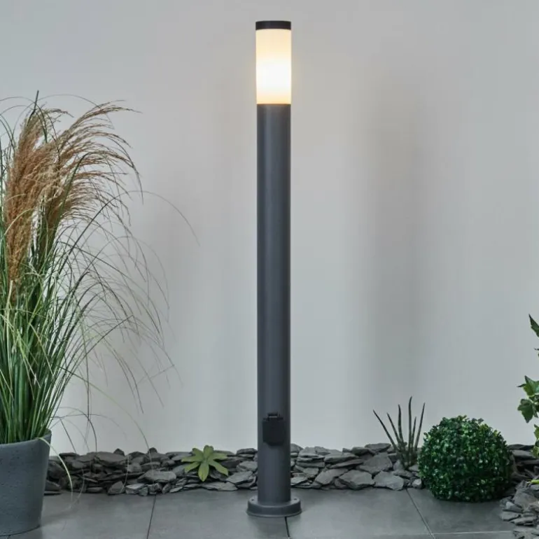 Borne lumineuse Sessa Anthracite, 1 lumière