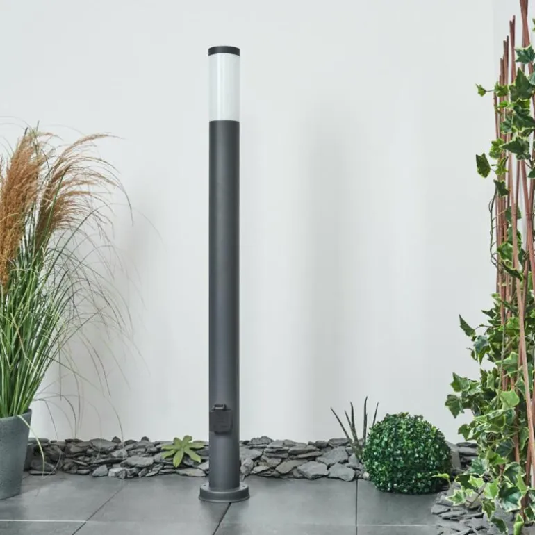Borne lumineuse Sessa Anthracite, 1 lumière