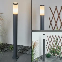 Borne lumineuse Sessa Anthracite, 1 lumière