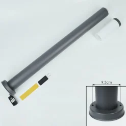 Borne lumineuse Sessa Anthracite, 1 lumière