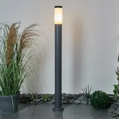 Borne lumineuse Sessa Anthracite, 1 lumière