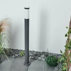 Borne lumineuse Sessa Anthracite, 1 lumière