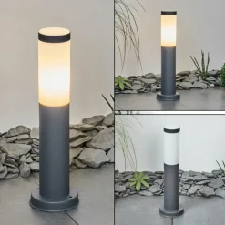 Borne lumineuse Sessa Anthracite, 1 lumière