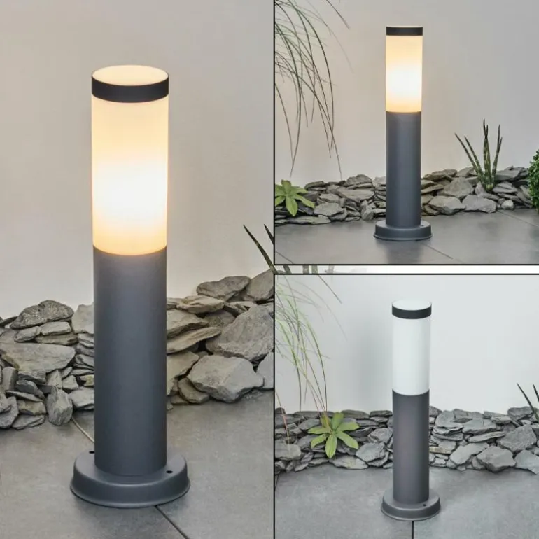 Borne lumineuse Sessa Anthracite, 1 lumière