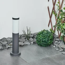 Borne lumineuse Sessa Anthracite, 1 lumière