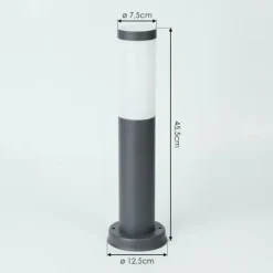 Borne lumineuse Sessa Anthracite, 1 lumière