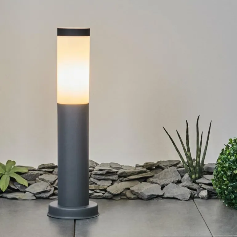Borne lumineuse Sessa Anthracite, 1 lumière