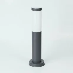 Borne lumineuse Sessa Anthracite, 1 lumière